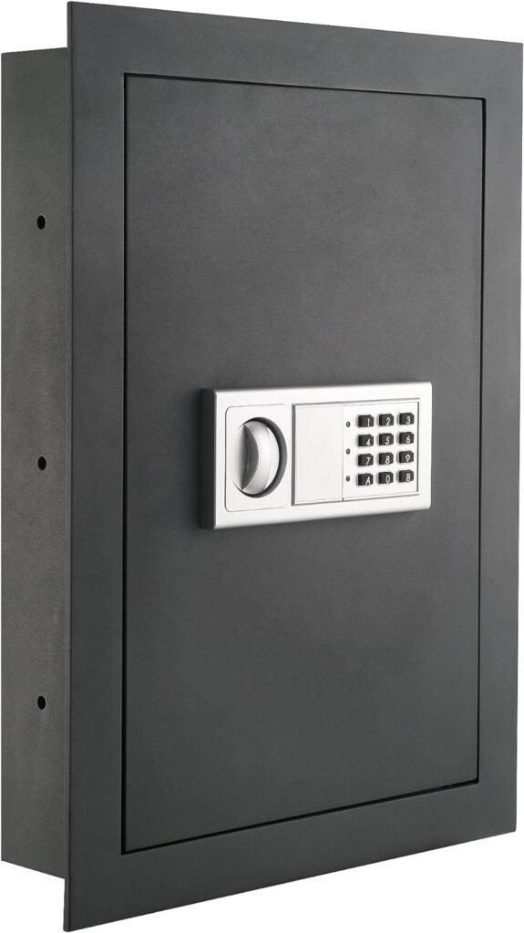 Paragon Lock  Safe - 7725 Superior Wall Safe 7725 Flat Electronic Wall Safe For Jewelry Security -