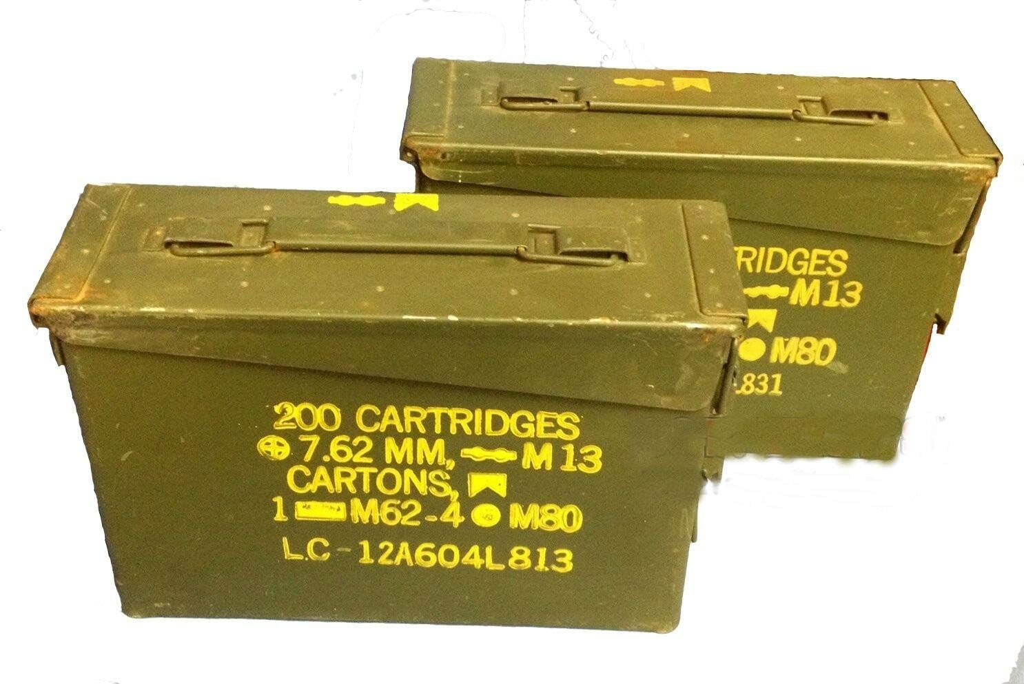Two USGI Metal 30 Cal Ammo Box Review