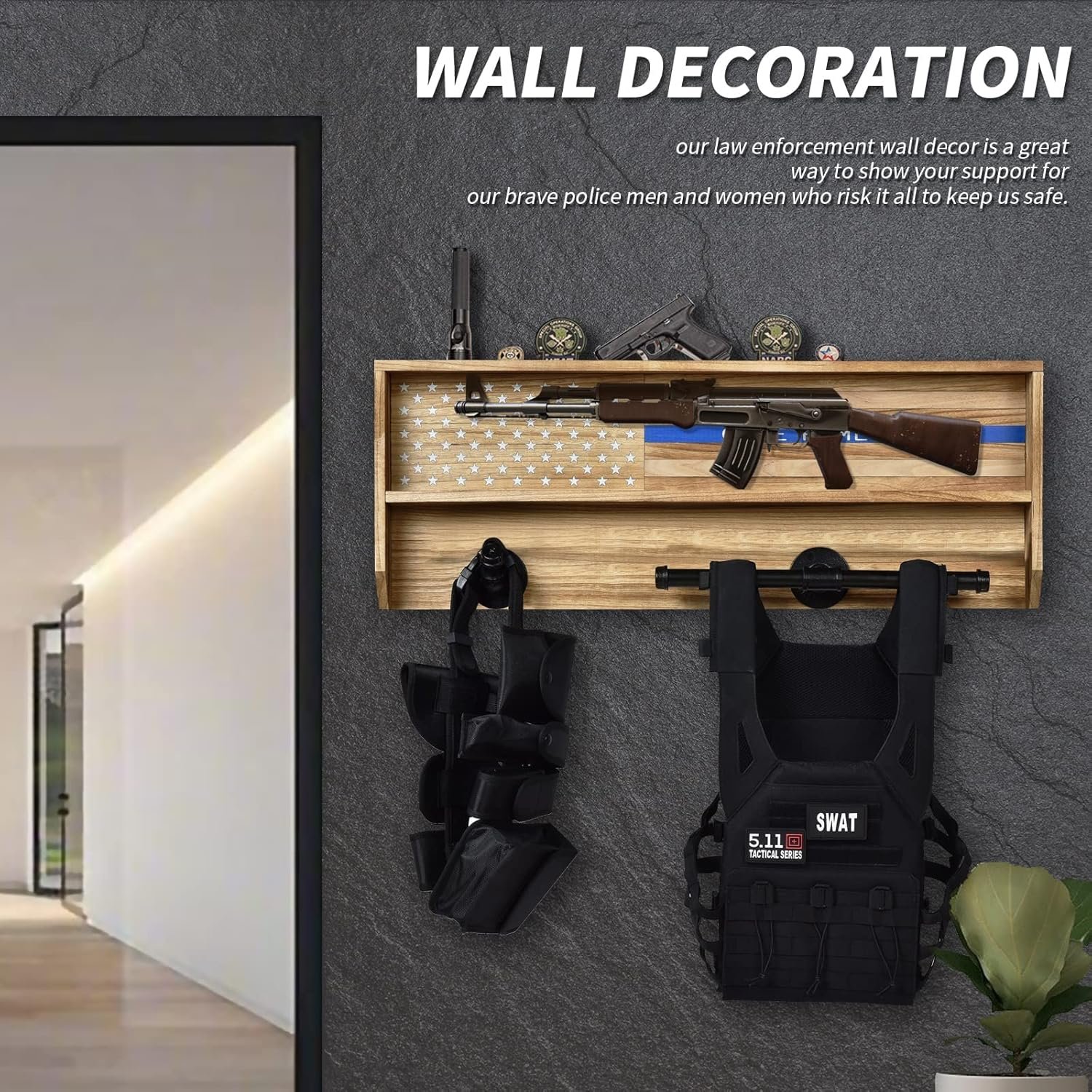 Personalized Customization Wall Mounted Tactical Duty Gear Rack Review